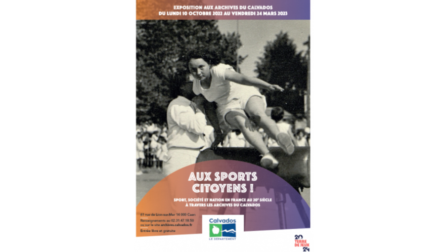 "Aux Sports citoyens !", une nouvelle exposition des Archives du Calvados