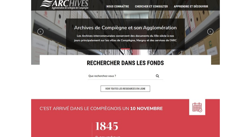 Les Archives de Compiègne et son Agglomération rejoignent FranceArchives