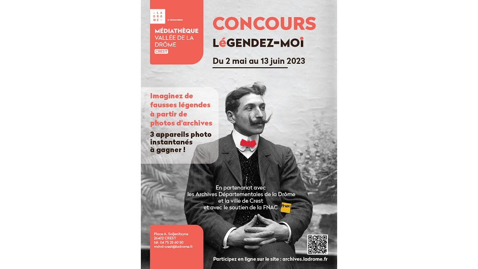 Le concours "Légendez-moi" aux Archives de la Drôme