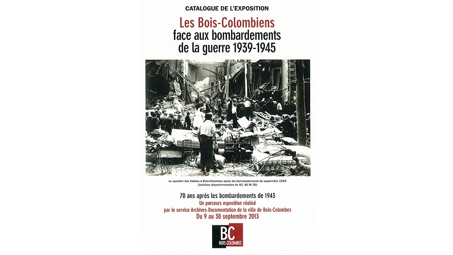 Les Bois-Colombiens face aux bombardements de la guerre 1939-1945