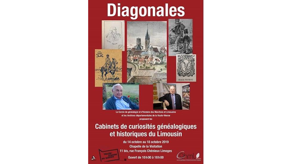 Diagonales, une exposition organisée par les Archives départementales de la Haute-Vienne