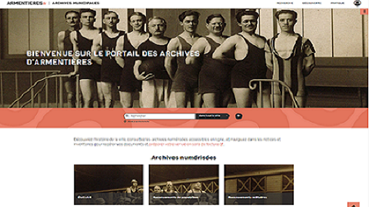 Les Archives d’Armentières lancent leur nouveau site web