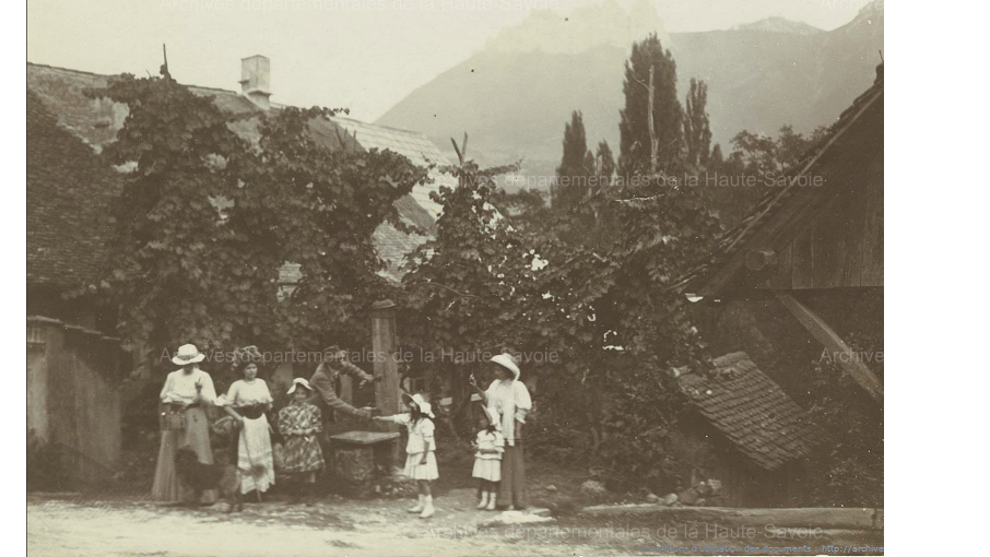 Au début d'un autre siècle : photographies de vacances en Haute-Savoie