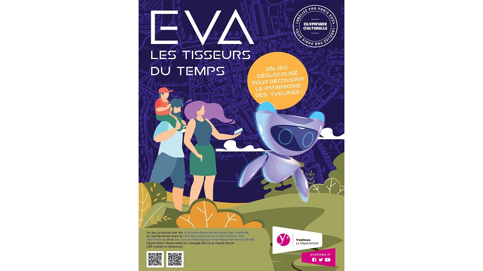 "EVA, les Tisseurs du temps", une application d'énigmes géolocalisées des Archives des Yvelines