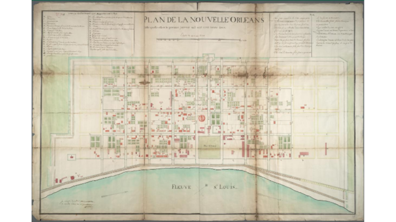 Plan de la Nouvelle-Orléans