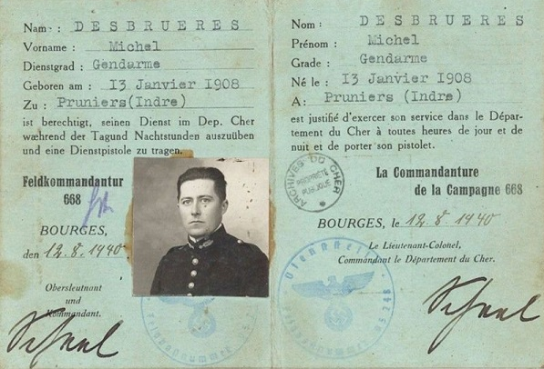 Michel Desbruères : gendarme et résistant