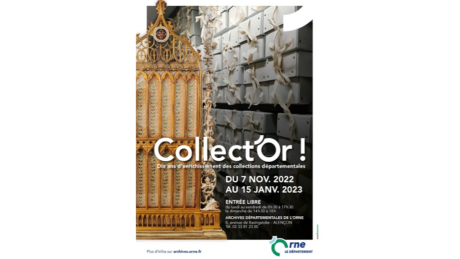 "Collector ! Dix ans d'enrichissement des collections départementales", une nouvelle exposition des Archives de l'Orne