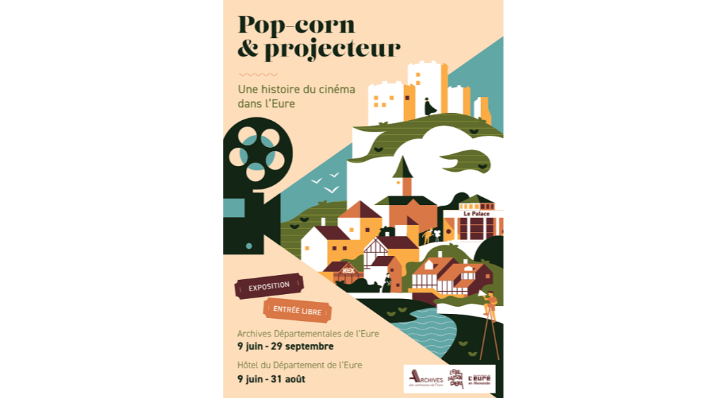 Pop-corn et projecteur, une histoire du cinéma dans l'Eure", une nouvelle  exposition des Archives de l'Eure (FranceArchives)