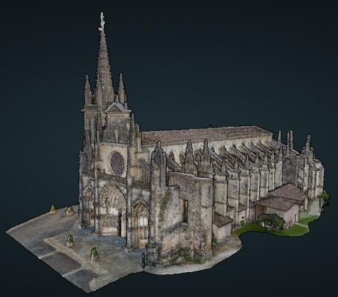 La cathédrale de Bazas en 3D aux Archives de Bazas