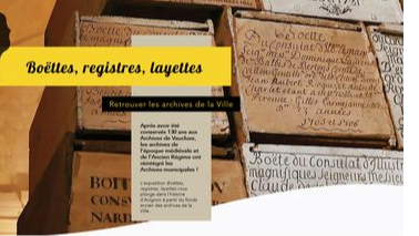 Boëttes, registres, layettes