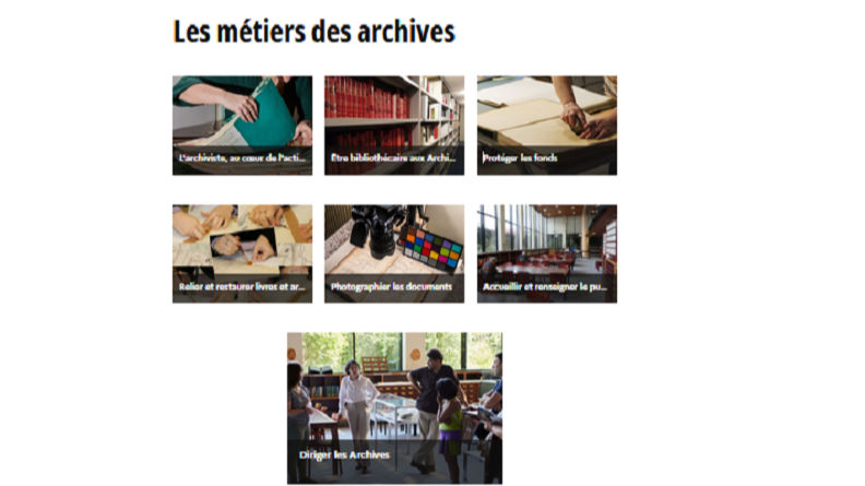Les métiers des archives aux Archives du Jura