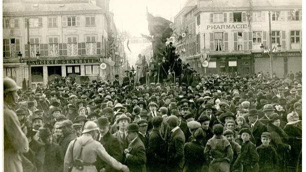 Vue de la cérémonie du 24 octobre 1921