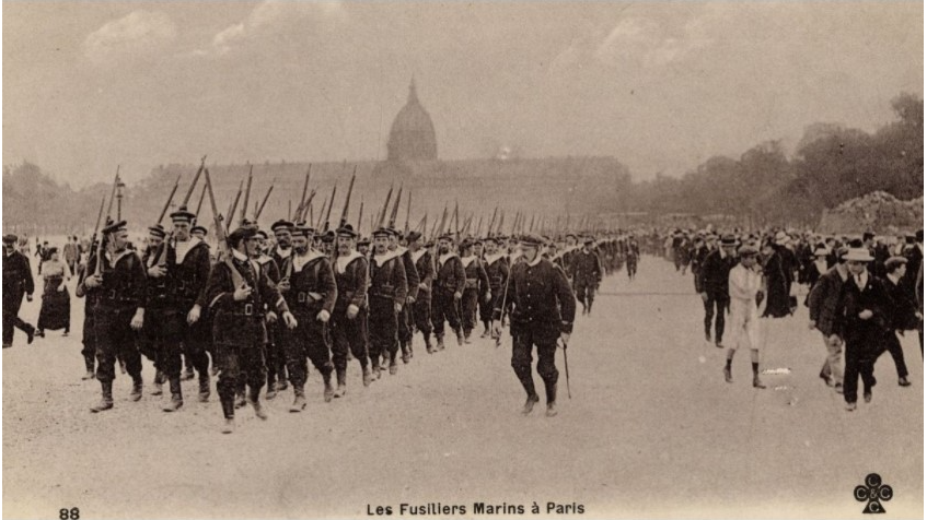 La "brigade de fortune" affectée au maintien de l'ordre dans Paris et sa banlieue (août 1914)