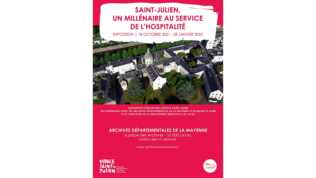 Saint-Julien, un millénaire au service de l’hospitalité, une nouvelle exposition aux Archives de la Mayenne