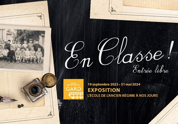 "En classe !", une nouvelle exposition des Archives du Gard