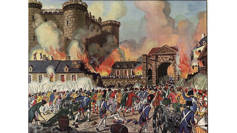 Illustration de la prise de la Bastille