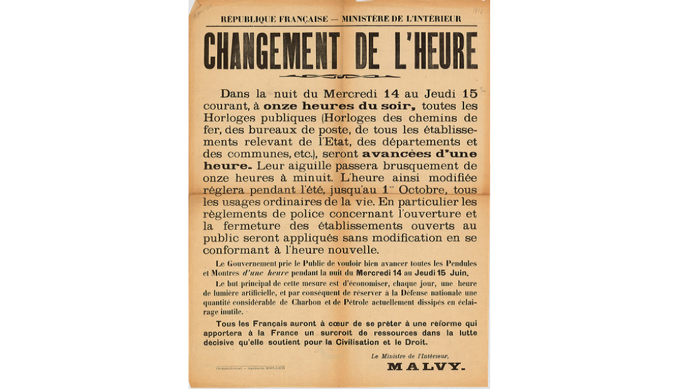 Le changement d'heure aux Archives de la Corrèze