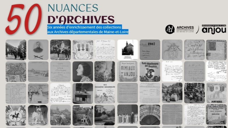 50 nuances d'archives : la nouvelle exposition virtuelle des Archives de Maine-et-Loire