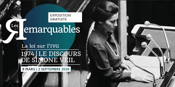 "La loi sur l'IVG - 1974 - Le discours de Simone Veil", une exposition des Archives nationales